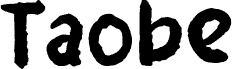 Preview of the Taobe font