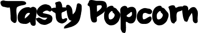Tasty Popcorn Personal use Bold