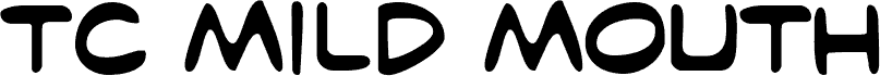 Preview of the TC Mild Mouth font