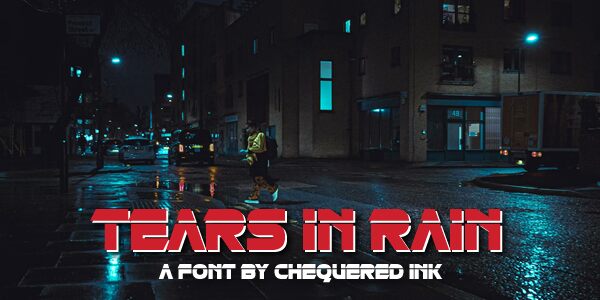 Tears in Rain Schriftart
