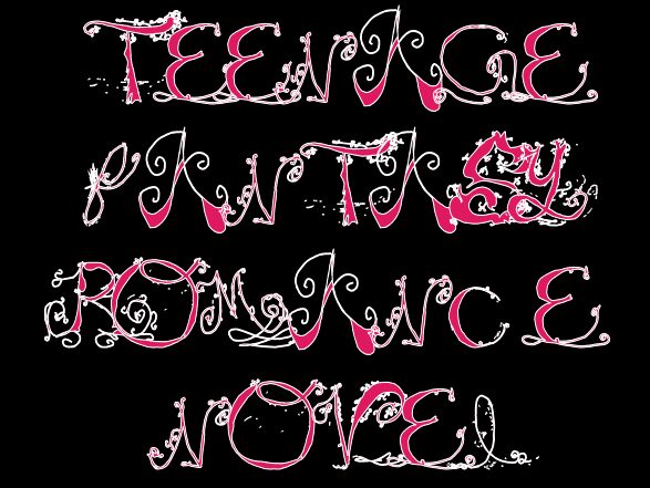 Teenage Fantasy Romance Novel Czcionka