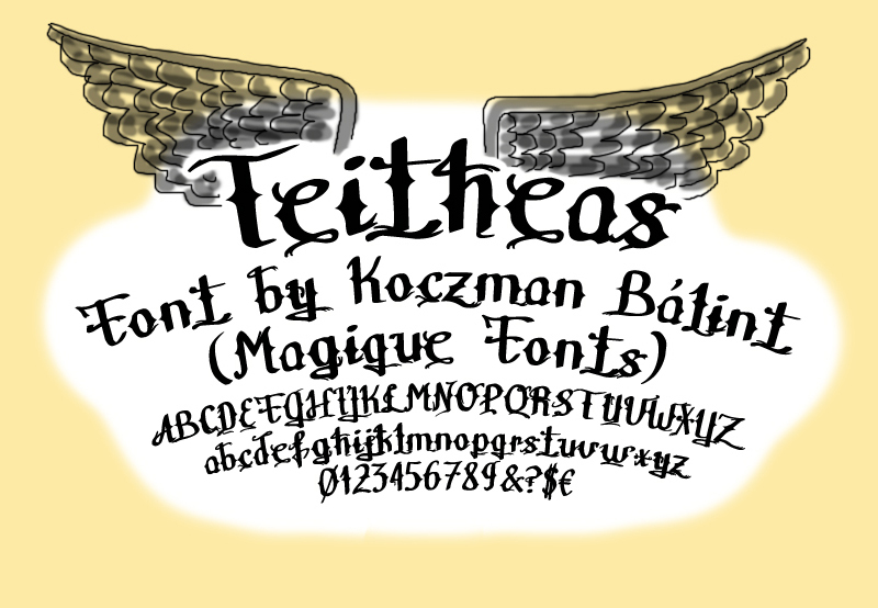 Teitheas الخط