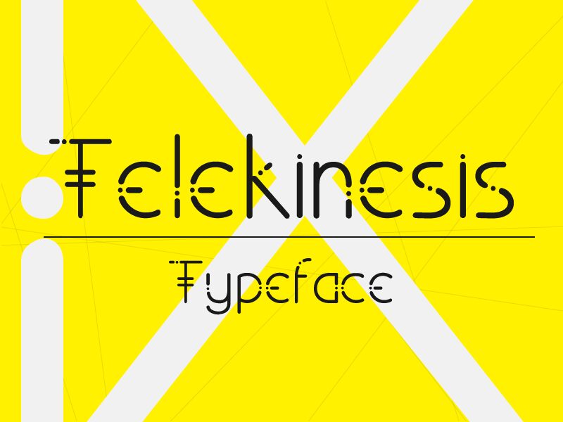Telekinesis Schriftart
