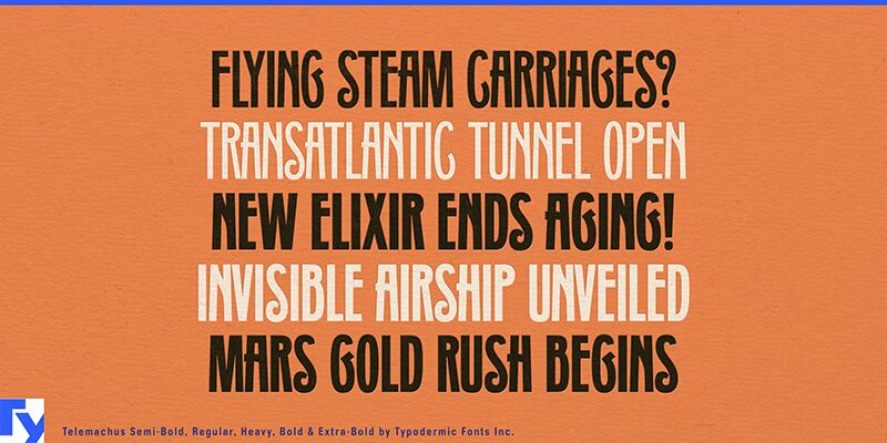 Telemachus Druh písma