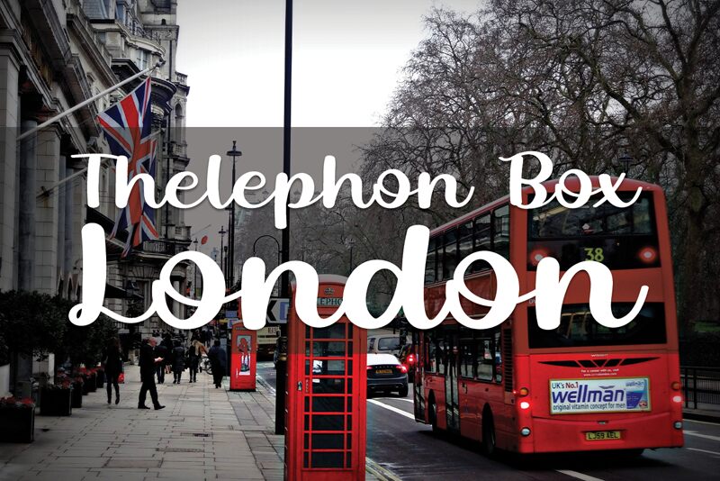 Telephone Box London Schriftart