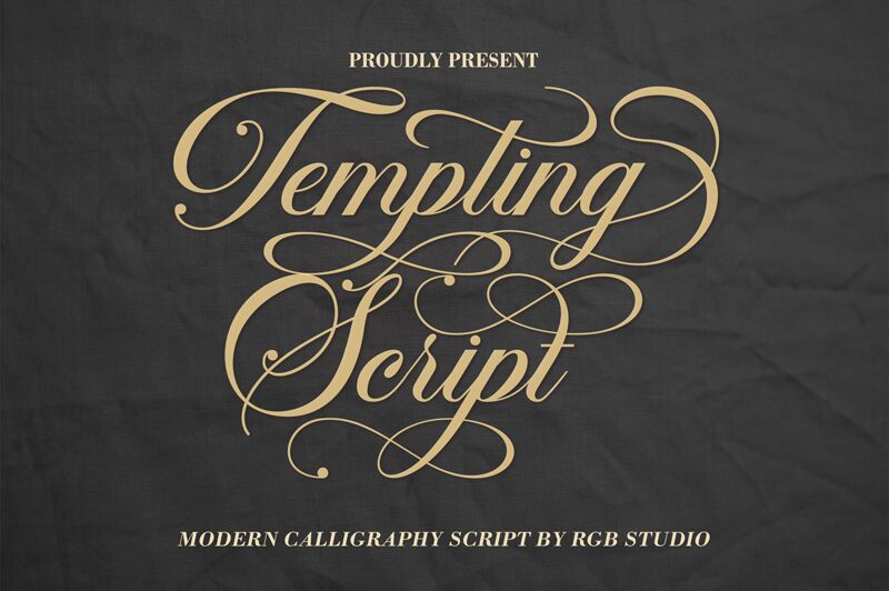 Tempting Schriftart