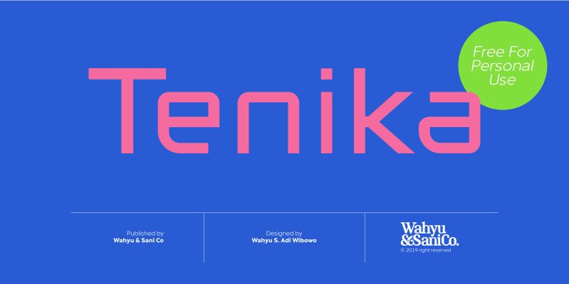 Tenika Schriftart