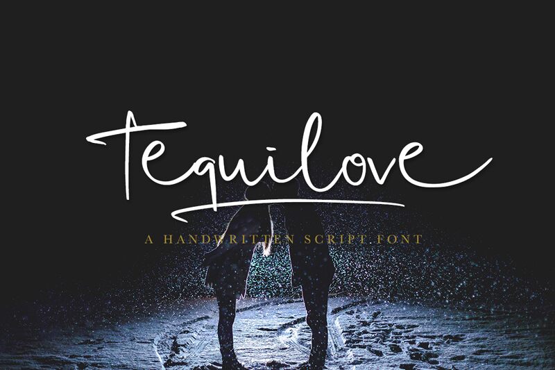 Tequilove Schriftart
