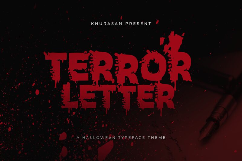 Terror Letter Czcionka