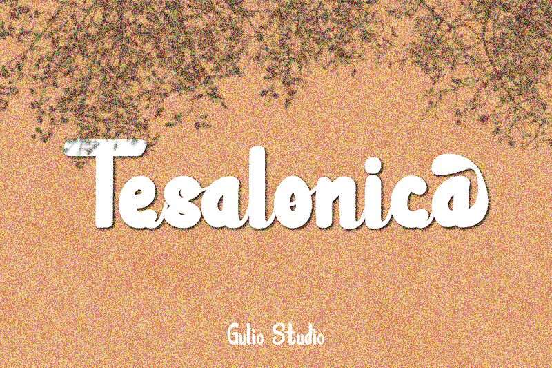Tesalonica Script Schriftart
