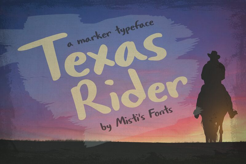 Texas Rider Schriftart