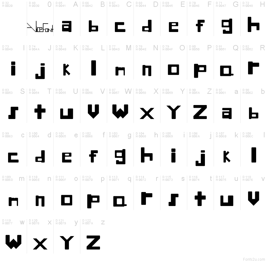 Techno Bubble Boy Regular font | Fonts2u.com