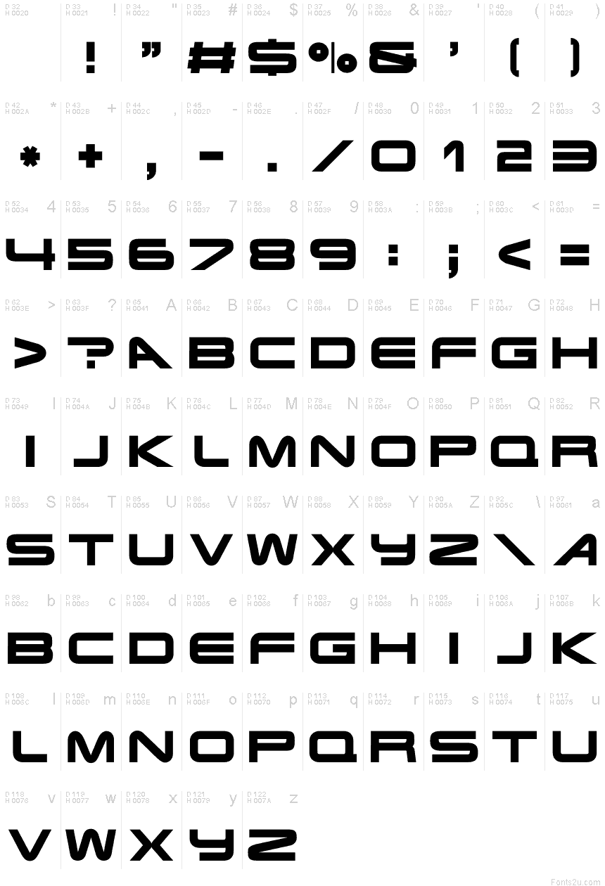 Terminator Real NFI font