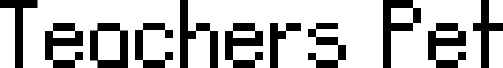 Preview of the Teachers Pet Sans Serif font