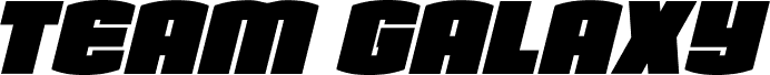 Team Galaxy Condensed Italic