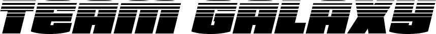 Team Galaxy Halftone Italic