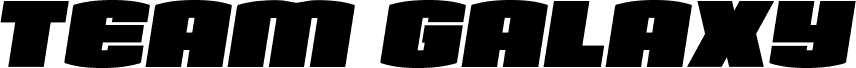 Team Galaxy Semi-Italic
