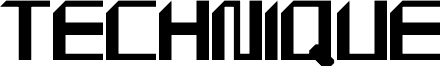 Technique Regular 字体预览