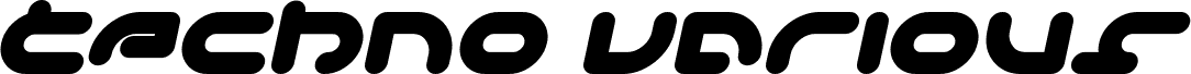 معاينة خط Techno Various Bold Italic