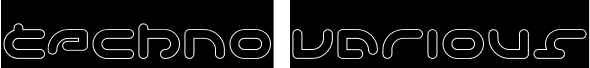 معاينة خط Techno Various-Hollow-Inverse