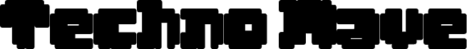 Techno Wave One písmo
