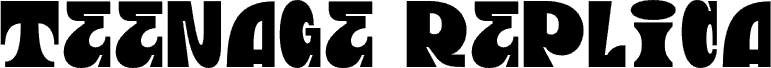 TeenageReplica шрифт