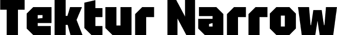Tektur Narrow Black