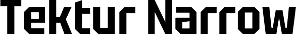 Tektur Narrow SemiBold