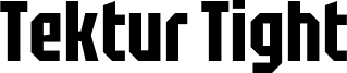 Tektur Tight SemiBold