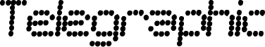 Telegraphic Bold Italic