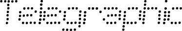 Telegraphic Light Bold Italic