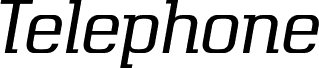 Telephone Italic