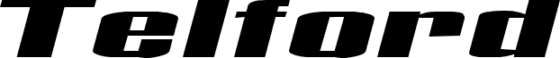 Preview of the Telford Italic font