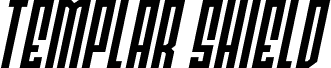 Templar Shield Italic