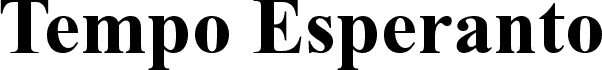 Tempo Esperanto Dika