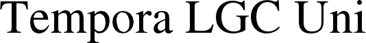 Tempora LGC Unicode