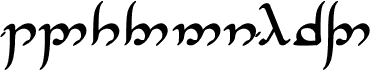 Tengwar Annatar Alt Bold