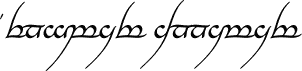 Tengwar Annatar Italic