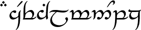 Tengwar-Elesil-Medium