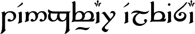 Tengwar Elfica (eská sada)