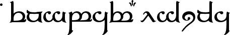 Tengwar Elfica