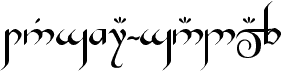 Tengwar Gandalf Medium
