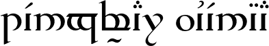 Tengwar Quenya (eská sada)