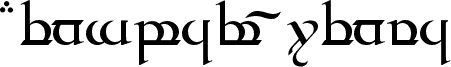 Tengwar Quenya Medium