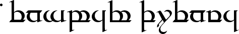 Tengwar Quenya