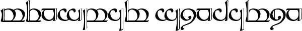 Tengwar Sindarin 2