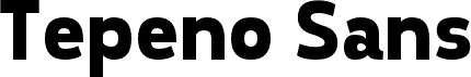 Tepeno Sans Bold
