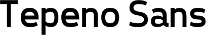 Tepeno Sans Regular