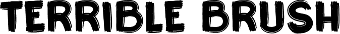 Terrible Brush 字体