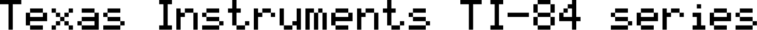 Texas Instruments TI-84 series Regular